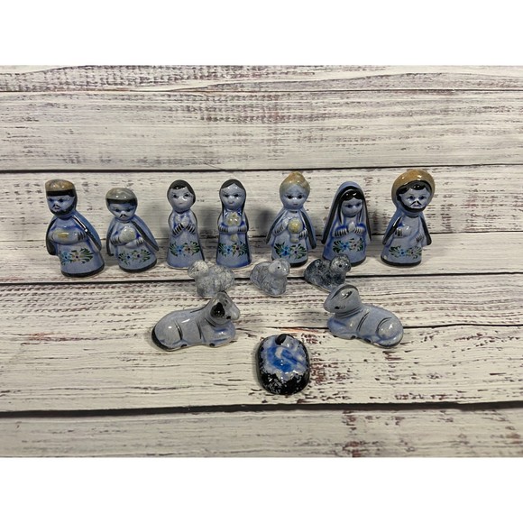Mexican Nativity Set, Made in Mexico - Picture 1 of 4